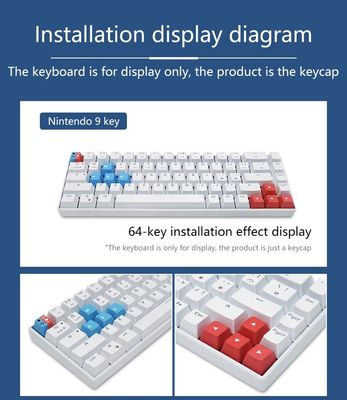 Nintendo Themed Arrow WASD Keycaps - Set of 9 Keys_img_1