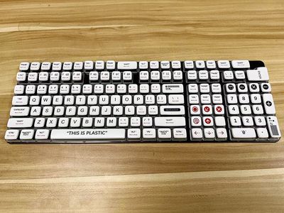 "This Is Plastic" Pudding CBSA Keycaps - 120+ Keys_img_1