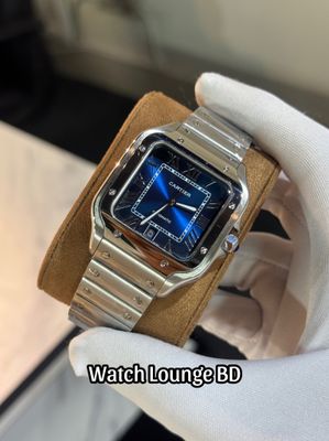 Cartier Santos blue dial_img_1