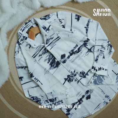 Weavy - Full Sleeve Party Wear Print Shirt_img_2