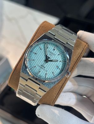 TISSOT PRX Automatic ice blue dial