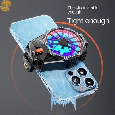 X20 Mobile Phone Type-C System Back-clipSemiconductor Cooling Fan Radiator for PUBG GameCooler for lOS Android Cool Heat Sink_img_3