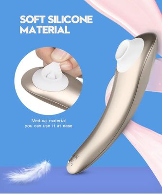 Silver Ladies Sucking Vibrator Electric Massage Pussy Licking Female Masturbation Adult Sex Toys G-Spot Clit Nipples Stimulation_img_2