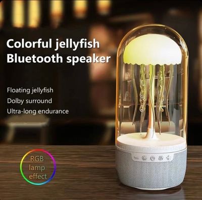 Colorful Jellyfish Lamp Bluetooth Speaker – Max 113 | LED Mood Light & Music in One_img_0