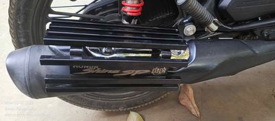 Premium Black Silencer Gourde For Honda Shine SP_img_1