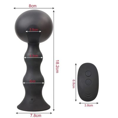 Anal Vibrator Inflatable Butt Plug Remote Control Prostate Massager With Automatic Inflation And 10 Vibrating Mode Anal Sex Toys_img_5