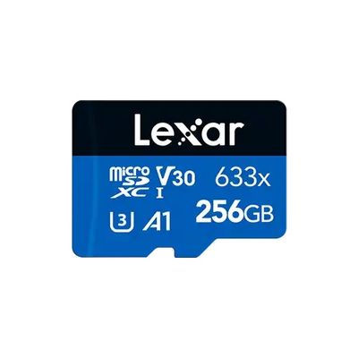 Lexar High-Performance 633x 256GB MicroSDXC UHS-I Memory Card with Adapter_img_0