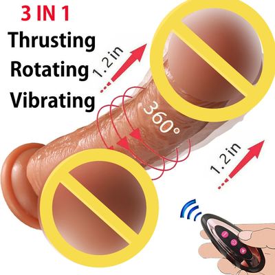 Women 360° Rotation Thrusting Dildo Vibrator G Spot Multispeed Massager Adult Sex Toy Female Adult US_img_5