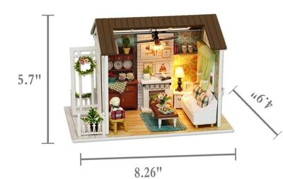 Playmoji DIY Miniature House - Happy Times (With Dust Cover)_img_8