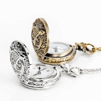 Retro Pocket Watch With Chain_img_1