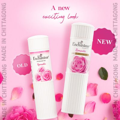 Enchanteur Perfumed Talc Romantic - 125g (Imported from Malaysia)_img_3