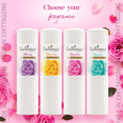 Enchanteur Perfumed Talc Romantic - 125g (Imported from Malaysia)_img_4