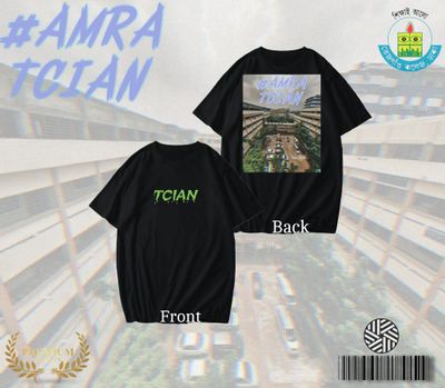 Tejgaog College customize Drop Shoulder T Shirt_img_0