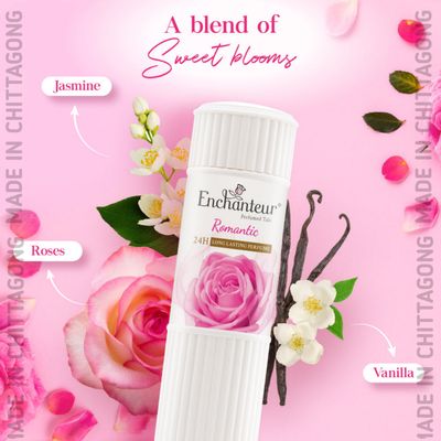 Enchanteur Perfumed Talc Romantic - 250g (Imported from Malaysia)_img_0