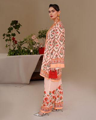 2Pis Co-ord Digital Floral Printed_img_2