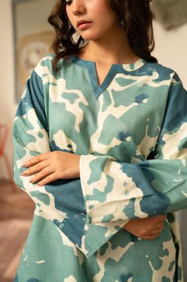 2Pis Co-ord Digital Floral Printed_img_2