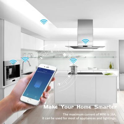 Smart WiFi + RF Switch Relay (Tuya 16A) | Control with Remote, App & Voice | Smart Life, Alexa, Google Home_img_2