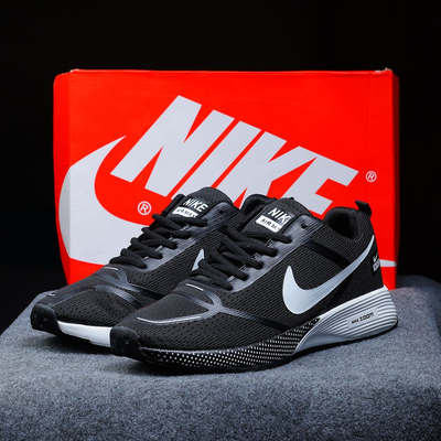 Nike Zoom Sneakers Sports Shoe For Men - Black_img_0
