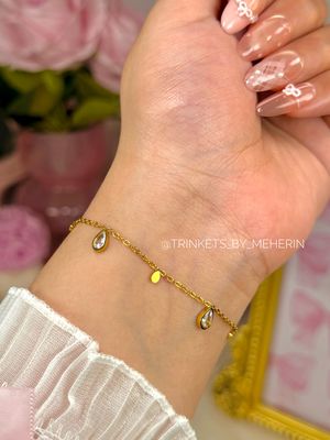 Water drop tassel bracelet_img_0