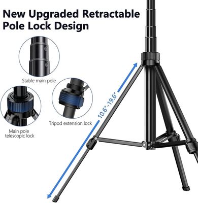 C19 Upgraded Auto Face Tracking Tripod 360° Rotation with Stand_img_3