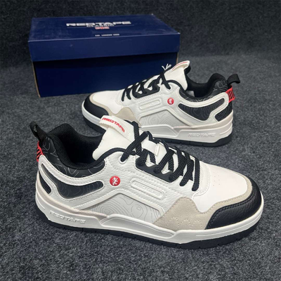 RedTape PU Lifestyle Sneaker For Men - White and Black_img_1