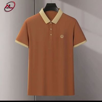 Polo T-shirt U - brown_img_1