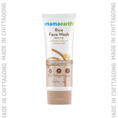 Mamaearth Rice Face Wash with Rice Water & Niacinamide – 100ml | Gentle Cleanser for Glowing Skin - 79032_img_4