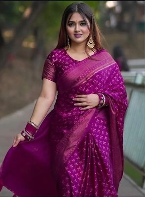 Japani Silk Sharee with Blouse Piece_img_0