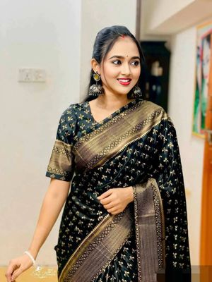 Japani Silk Sharee with Blouse Piece_img_2