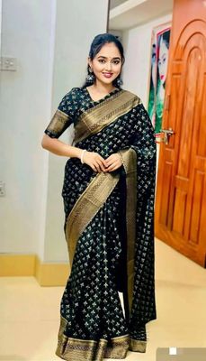 Japani Silk Sharee with Blouse Piece_img_5