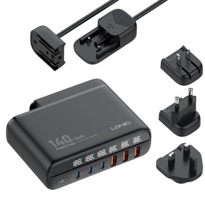 LDNIO A6140C 140W GaN Six-Port Super Fast Charger with Cable_img_0