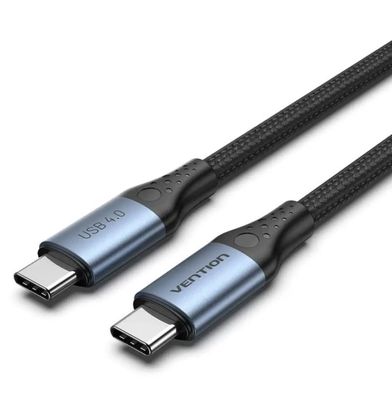 Vention Cotton Braided 1M USB 4.0 Type-C to Type-C 5A Cable_img_0