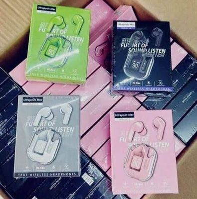 Ultrapods Max tws Original Transparent Wireless Earbuds - Multi-colour_img_0