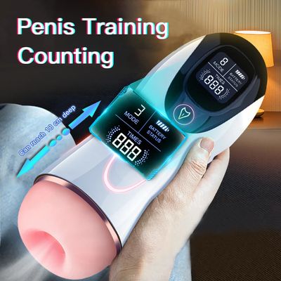 Automatic Male Masturbator Cup Sucking Vibration 18+ Blowjob Real Vagina Pocket Pussy Penis Oral Sex Machine Toys For Man Adults_img_0