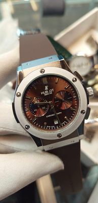 Hublot Classic Fusion Brown Dial Silver Case Brown Belt_img_0