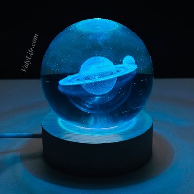 Saturn 3D Crystal Ball Night Light_img_2