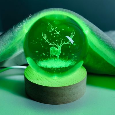 Deer 3D Crystal Ball Night Light_img_2