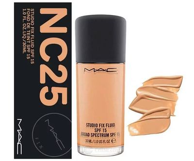 M.A.C Studio Fix Fluid SPF 15 Foundation NC 25_img_1