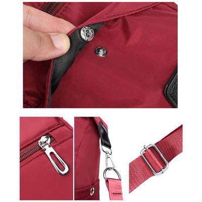 Women Casual Large Capacity Waterproof Oxford Cloth Bag (Dark Blue)_img_2