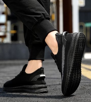 Premium Shadow Stripe Sneakers (Black) (C-03)_img_1