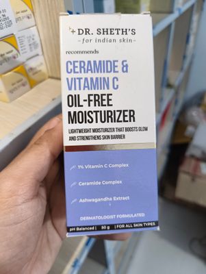 Dr. Sheth's Ceramide & Vitamin C Oil-Free Moisturizer 50g_img_1