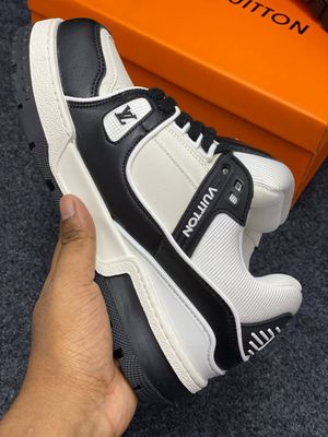 Louis Vuitton LV Trainer White Black_img_2