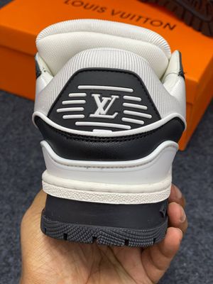 Louis Vuitton LV Trainer White Black_img_3