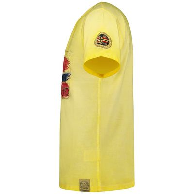 V-neck T-shirt Yellow_img_3