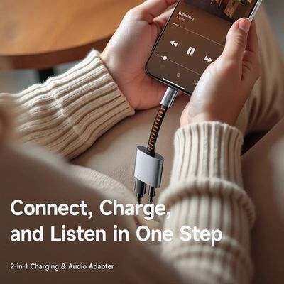 Mcdodo CA312 2in1 60w Type-C To Type-C And 3.5mm Converter_img_3