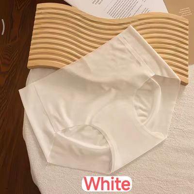 Seamless Ice Silk Panties Women Underwear Summer Ultra-thin Quick Drying Briefs Korean Version Breathable Female_img_3