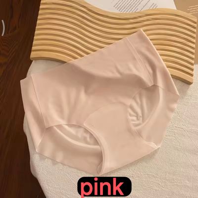 Seamless Ice Silk Panties Women Underwear Summer Ultra-thin Quick Drying Briefs Korean Version Breathable Female_img_6