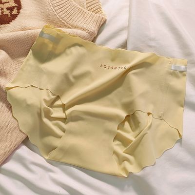 Ice Silk Seamless Women's Panties Breathable Soft Underwear Cozy Underpants Cute Briefs Skin-Friendly Female Lingerie_img_7