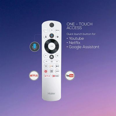 Haier Smart Google tv Qled remote for 43S800QT (With voice command)_img_1