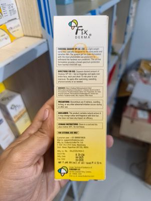 Fixderma Shadow Sunscreen For Oily Skin SPF 50+++Gel 75g_img_2